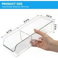 thumbnail image 2 of Tea Bag Organizer, Tea Bag Holder Box Storage Bin, Clear Tea Packet Plastic Drawer, Sugar Packet, Coffee, Condiment, Tea Spice Bag Holder for Kitchen Cabinet, Countertop, Fridge, 2 of 8