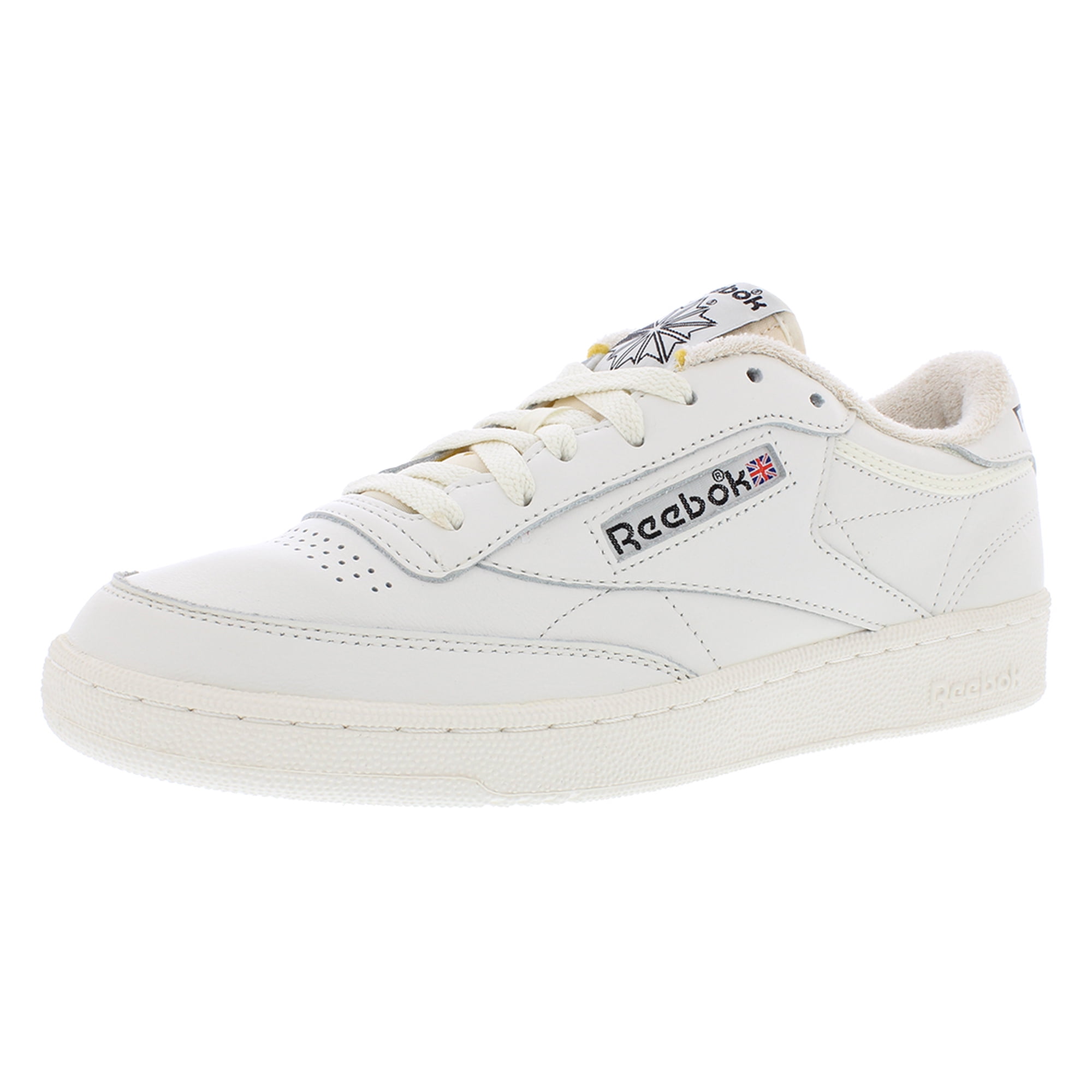 Reebok Club C 85 Vintage Leather Mens Shoes Size 9, Color: Chalk/Chalk/Black