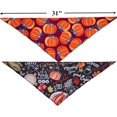 thumbnail image 3 of 2 Pack Thanksgiving Dog Bandana,Triangle Bibs Pet Fall Scarf for for Medium to Large Dogs, 3 of 5