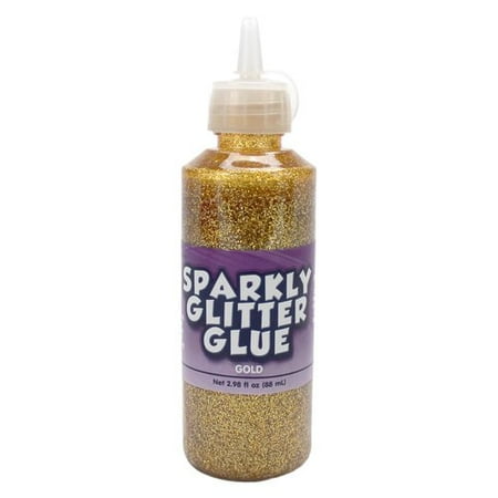 Kids Craft Glitter Glue Tube, Gold