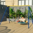 thumbnail image 4 of Gymax 2-Pack Swing Set Swing Seat Replacement & Saucer Tree Swing for Indoor & Outdoor, 4 of 10