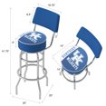 thumbnail image 2 of Trademark Gameroom University of Kentucky Text Bar Stool with Back Rest, 2 of 5