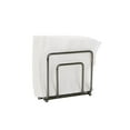 thumbnail image 1 of Mind Reader Gry Stainless Steel Decorative Holder, Kitchenware, Countertop, Napkin Organizer, Onyx, One Size, Grey, 1 of 1