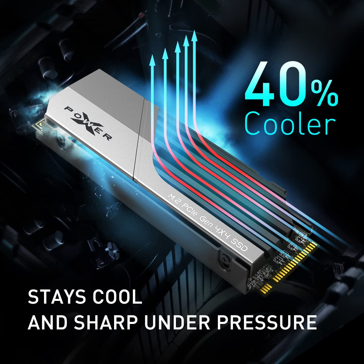 SILICON POWER Xpower XS70 - SSD - 2 TB - internal - M.2 2280