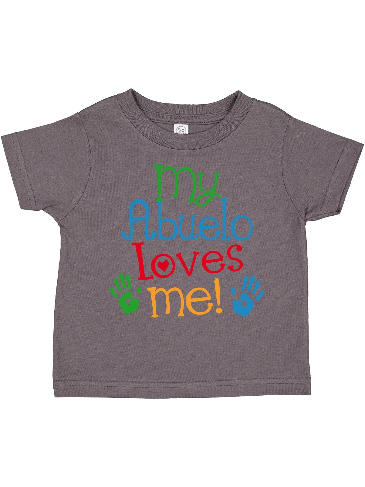 Inktastic My Abuelo Loves Me Outfit Gift Toddler Boy or Toddler Girl  T-Shirt 