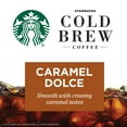 thumbnail image 3 of Starbucks Caramel Dolce Naturally Flavored Cold Brew Coffee, Single-Serve Concentrate Pods, 6 Ct, 3 of 10