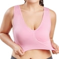 thumbnail image 4 of EFINNY Women Underwear Sport Yoga Bras Outdoor Seamless Bra Fitness Tops,S-3XL, 4 of 6