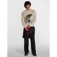 thumbnail image 2 of No Boundaries Fish Intarsia Graphic Sweater, Men's Sizes XS-4XLT, 2 of 5