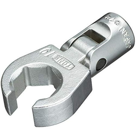 

TONE Flex Crow Foot Wrench HP3SCF-19F 9.5mm (3/8 ) insertion angle two side width 19mm HP3SCF-19F