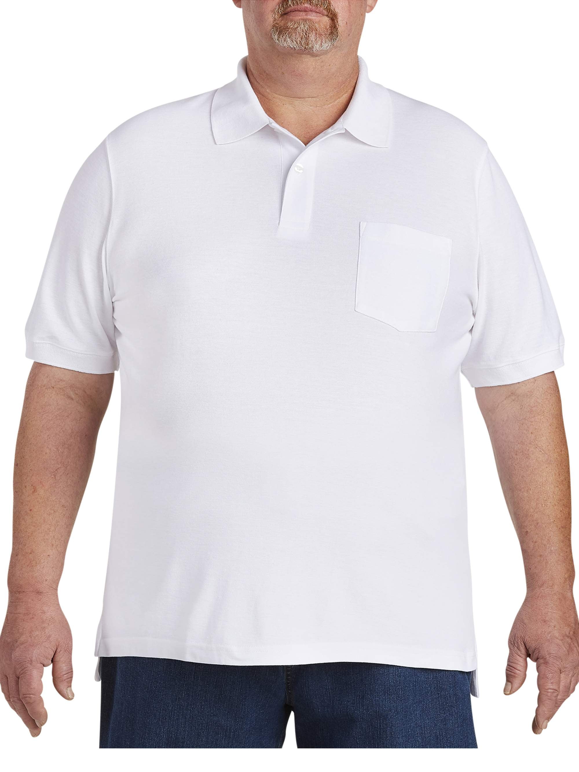 big and tall men's polo shirts with pocket