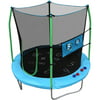 Skywalker Trampolines 7.5 Round Trampoline with Enclosure and Double Toss Game