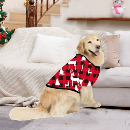 

Shldybc Christmas Family Pajamas Matching Sets Fashion Cute Dog Plaid Lattice Print Pet Clothes Family Parent-child Wear Dog Christmas Pajamas for Adults and Kids Holiday Xmas Sleepwear Set