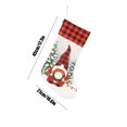 thumbnail image 3 of onlyliua Liquidación de Rebajas de Hoy Media Navideñas Tejidas con Diseños de Papá Noel y Muñeco de Nieve Bolsas de Regalo Rojas Ideales para Colgar En Árbol de Navidad, 3 of 7