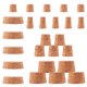 thumbnail image 1 of 30 tapones de corcho prácticos para vino, tapón de corcho para botellas, tapa de sellado para botellas, 1 of 6
