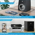 thumbnail image 5 of 3D Stereo Music NFC Wireless Adapter Audio Transmitter Receiver Bluetooth 5.0 TF Card RCA 3.5mm AUX Adapter IR Control With Mic, 5 of 5