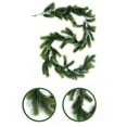 thumbnail image 4 of Artificial Christmas Pine Garland Clearance, Winter Greenery Garland for Holiday Season Mantel Fireplace Table Runner Centerpiece Décor 71in, 4 of 7