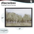 thumbnail image 4 of Stupell Industries Traditional Autumn Greens Tranquil Trees Black Floating Frame Canvas Art, 31 x 21, by Michael Marcon, 4 of 8