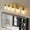Golden + 5-Lights, variant on ACE-LIGHTS,Golden 4-Light Vanity Light with Clear Glass Shades(Bulbs Not Included),Bathroom Wall Fixture for Bathroom,Dressing room,Living Room,Bedroom(Golden)