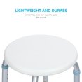 OasisSpace Shower Stool, Heavy Duty Adjustable Bath Chair with Free