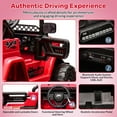 thumbnail image 4 of 12V Ride-On Truck for Kids 3-8 - 2WD Electric Car with Remote Control & Spring Suspension, 4 of 5