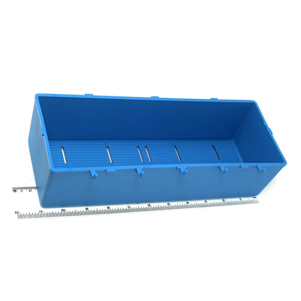 BLUE Parts Storage Bins Hooks to Peg Tool Board Workbench Pegboard