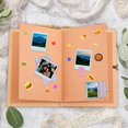 thumbnail image 2 of Handmade Kraft Paper Accordion Scrapbook Album Stretchable Folding Photo Frame Memory Book for Adventure Travel Niu Card, 2 of 7