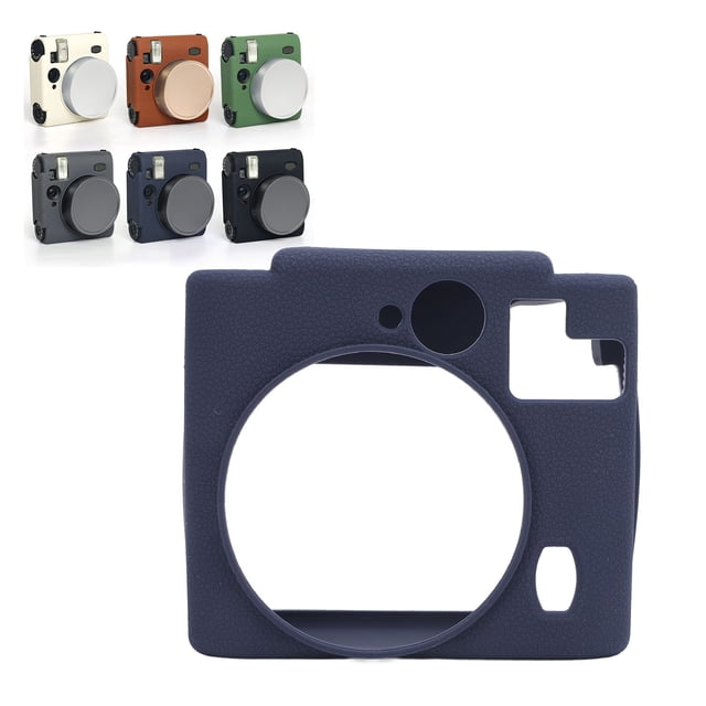 Instant Camera Soft Protective Case Silicone Cover Scratch Resistant Drop Proof with Elastic Fit for Mini 11 9 8+