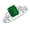 Platinum, variant on 1 Carat Emerald Natural Gemstone and Diamond Engagement Ring (0.5ct Center, AAAA Heirloom Quality) RIPS20W3E Platinum