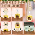thumbnail image 4 of 3 packs Christmas Car Air Freshener Hanging Car Air Freshener Diffuser, Gingerbread, Christmas Tree, Snowflake Essential Oil Diffuser, Suitable for Gifts for Female and Male Drivers, Christmas Sock F, 4 of 5