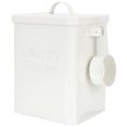 thumbnail image 1 of Shisuyan Metal Laundry Detergent Container White 1Pack Rectangular, 1 of 8