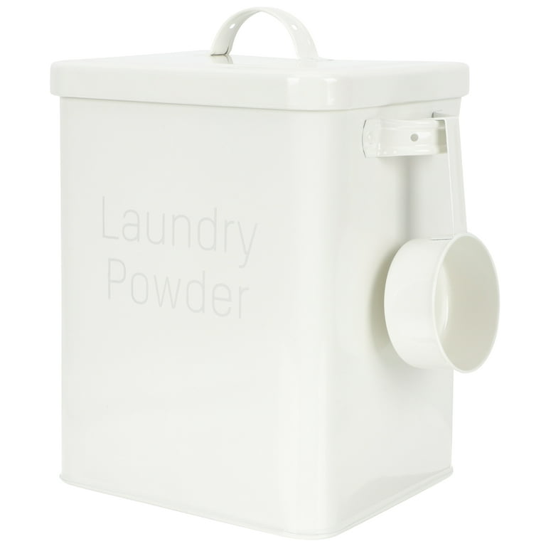 Laundry Detergent Box Laundry Soap Container Laundry Powder Storage Case  with Scoop
