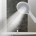 thumbnail image 3 of Rociadores de baño que ahorran agua para una máxima comodidad Cabezales de ducha de mano ajustables en paquete de 2, 3 of 8