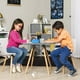 thumbnail image 2 of Sillas Infantiles para Niños con Asiento Ergonomico de Plastico y Estructura de Madera Diseño Tipo Eames - Sillas Preescolar Estilo Moderno con Soporte de Acero Set 2 Piezas, 2 of 5