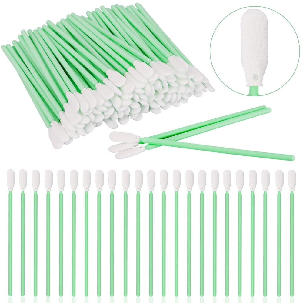 200 Pack Microfiber Cleaning Swabs, STONCEL Lint Free Foam Swab Sticks