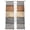 Gray, variant on Farmhouse Teal Brown Sheer Curtains 84 Inch Length 2 Panels Set, Vintage Wooden Striped Voile Window Treatment Rod Pocket Curtains Sheers Drapes for Bedroom/Living Room/Kitchen 52"x84"x2