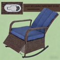 thumbnail image 3 of Soft Rocker Chair,Outdoor Rocking Rattan Recliner, 3 of 4