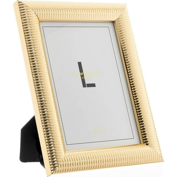 CRESTMORE Gold Ribbed 5x7 frame - 5x7