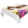 thumbnail image 1 of EREHome Happy Mother's Day Tablecloth 52x70 inches, 1 of 4