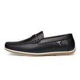 thumbnail image 3 of Bruno Marc Mens Loafers Lightweight Italian Causal Driving Moccasins Shoes For Men BLACK Size 8.5, 3 of 8