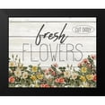 thumbnail image 2 of Kimberly, Allen 24x20 Black Modern Framed Museum Art Print Titled - Fresh Flowers, 2 of 5