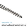 thumbnail image 4 of Unique Bargains 4 Packs M2.5 x 0.45 H2 High Speed Steel Straight Flutes Metric Machine Screw Thread Taps, 4 of 6