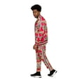 thumbnail image 2 of G-Style USA Men's Jungle Tiger G Stripe Track Suit Set ST808 - Red - Large, 2 of 5