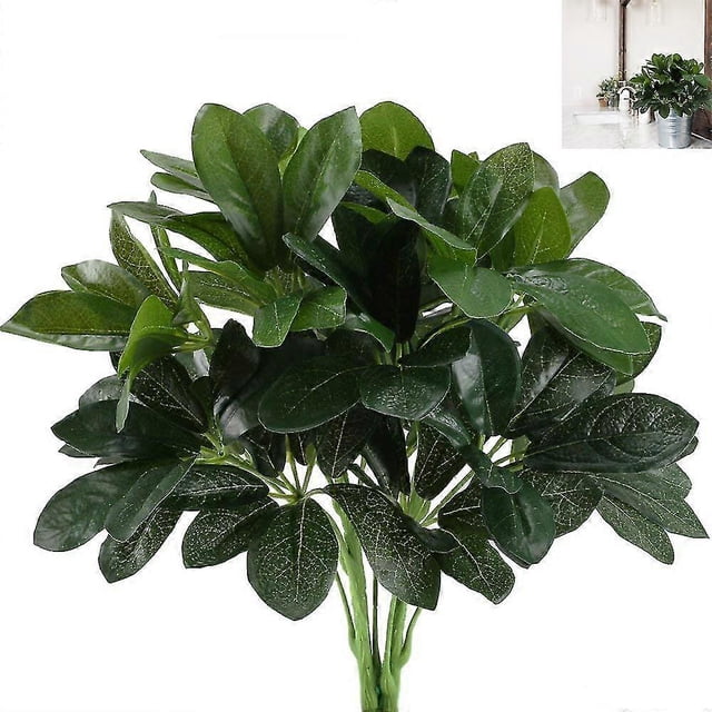 Artificial Shrubs Plants Fake Silk Sflera Bu Touch