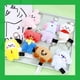 thumbnail image 4 of ZX KPOP BTS BT21 Llavero De Peluche Lindo De Dibujos Animados Colgante De Felpa De Animales Bolsa De Regalos Para Niña Muñecas Juguetes F, 4 of 4
