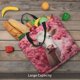 thumbnail image 5 of Easygdp Flower White Cow Bolsa Tote para Mujer, Bolso de Hombro para Trabajo, Playa, Viajes, Compras y Supermercado, 5 of 7