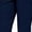 Khaki, variant on Women's Cropped Pants, Stretchy Mid Straight Leg with Pockets & Split Hem, Office Casual Work Bottoms White, M