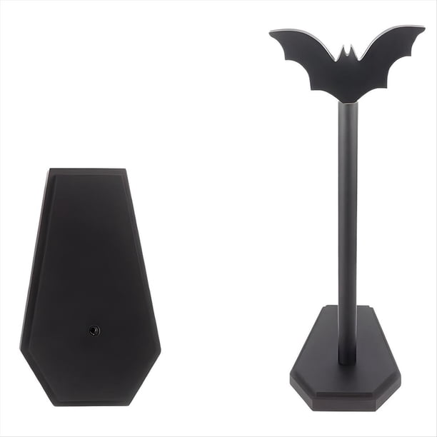 Porta Toallas de Papel con Forma de Murciélago: Decoración de Halloween para Cocina y Baño, Decoración Gótica para el Hogar con Rarezas y Curiosidades.