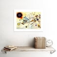 thumbnail image 2 of Wassili Kandinsky Composition 8 VIII 1923 Bright Colourful Geometric Abstract Art Unframed Art Print Poster Wall Decor 12x16 inch, 2 of 4