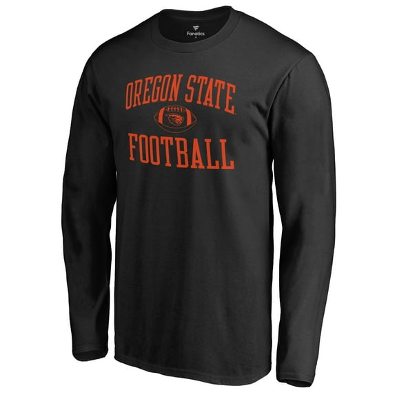 Men's Black Oregon State Beavers First Sprint Long Sleeve T-Shirt