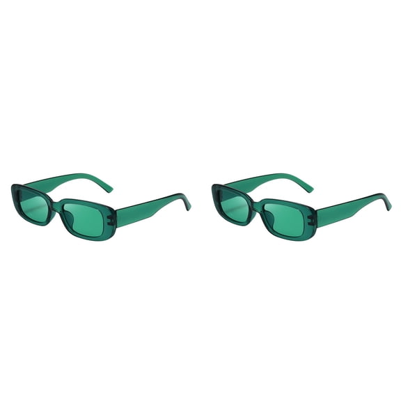 MZXELPRJD 2 Pack Shamrocks Glasses St. Patricks Day Sunglasses Irish Eyewear Four Leaf Clovers Design Shades Green Lucky Plastic Glasses for Party Props Favors Decorations